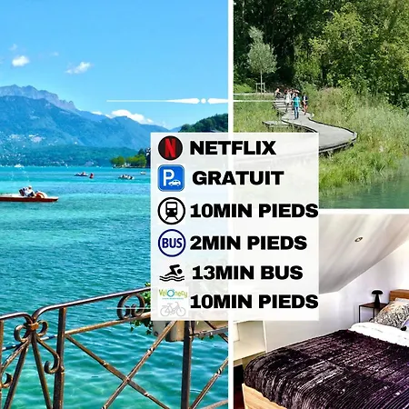 Calme Proche Centre Parking Gratuit Apartment